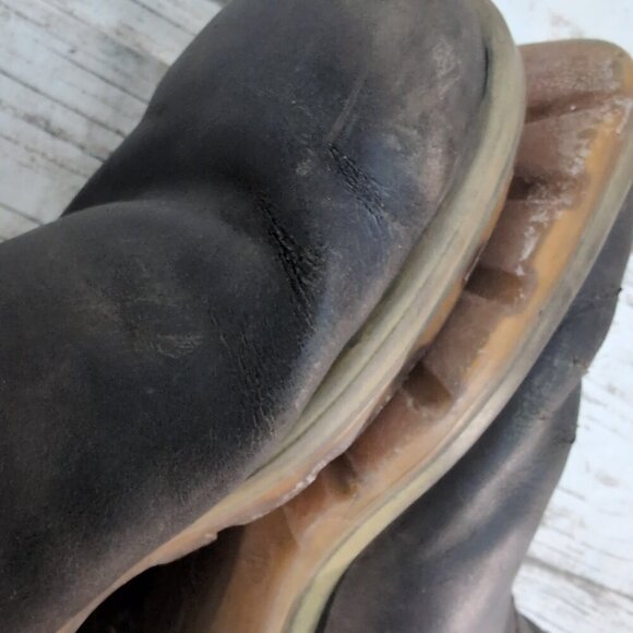 Blundstone Brown Leather Slip On Chelsea Boots Size AU 7.5 - Picture 10 of 14